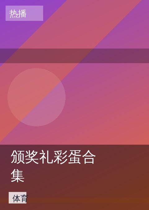 颁奖礼彩蛋合集 相关推荐